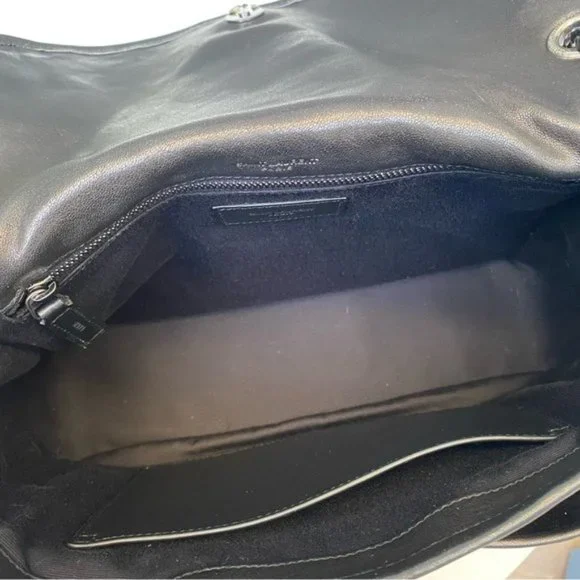 SOLD Saint Laurent YSL Medium Niki Chevron Quilted Bandana Bag - Picture 14 of 16